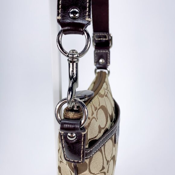 COACH Signature C Jacquard Canvas Crossbody Messenger Bag - Picture 10 of 16